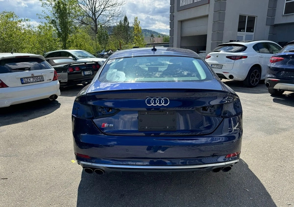 Audi S5 cena 84900 przebieg: 112000, rok produkcji 2018 z Ząbki małe 232
